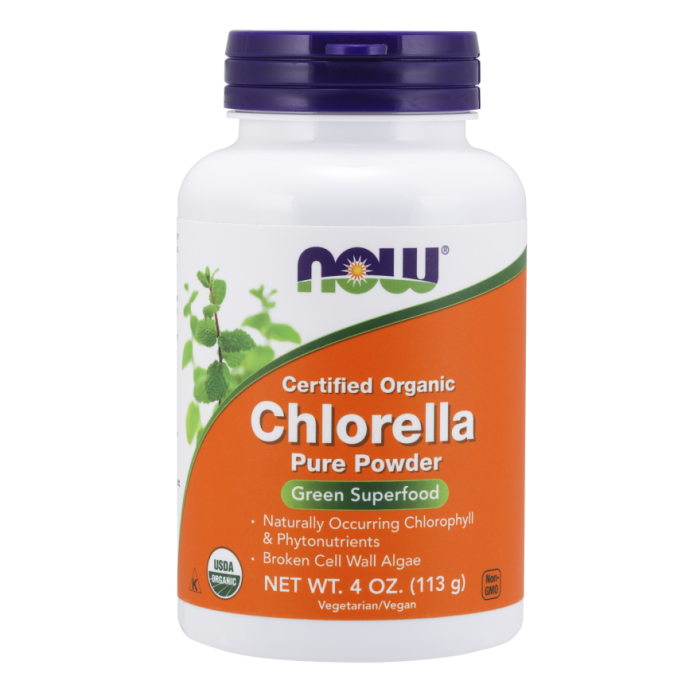 NOW Foods Chlorella Powder, Organic - 4 oz.