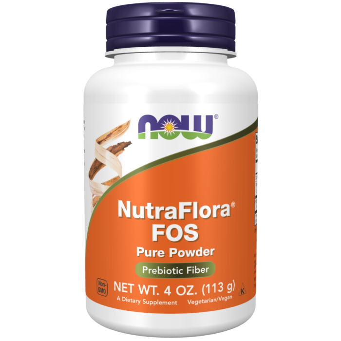 NOW Foods NutraFlora® FOS - 4 oz. Powder