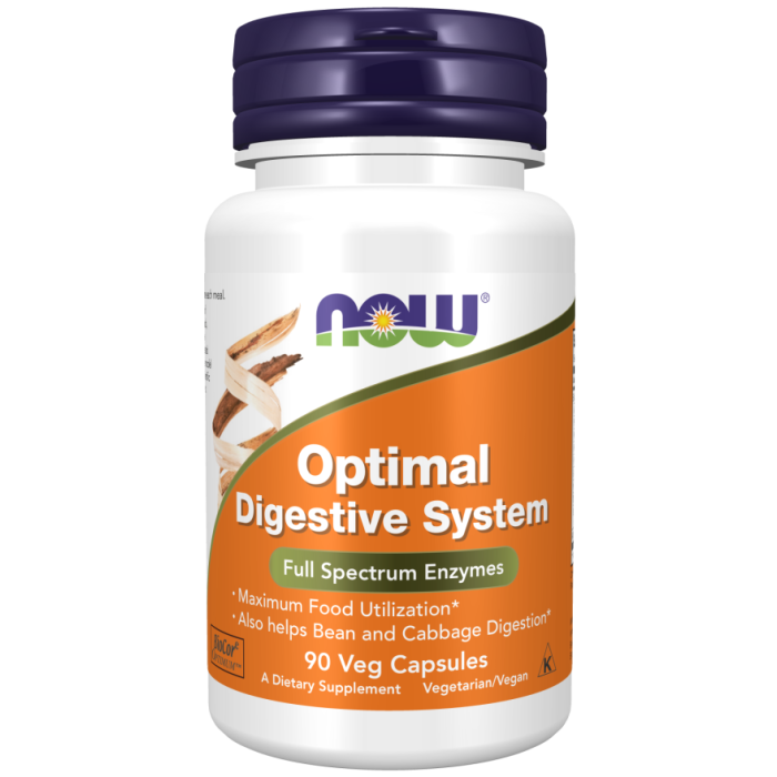 NOW Foods Optimal Digestive System - 90 Veg Capsules