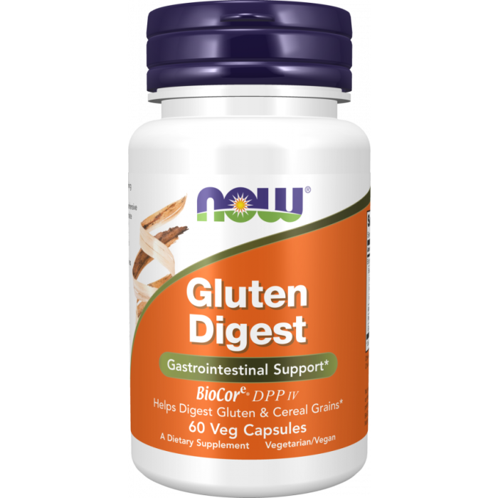 NOW Foods Gluten Digest - 60 Veg Capsules