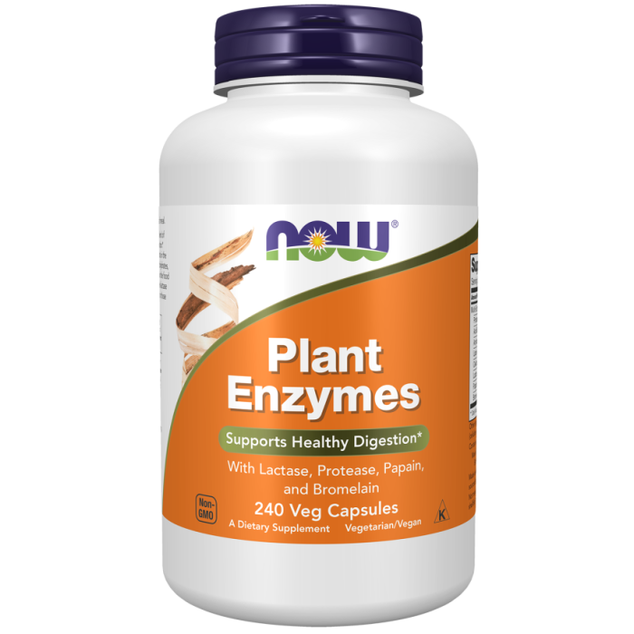 NOW Foods Plant Enzymes - 240 Veg Capsules