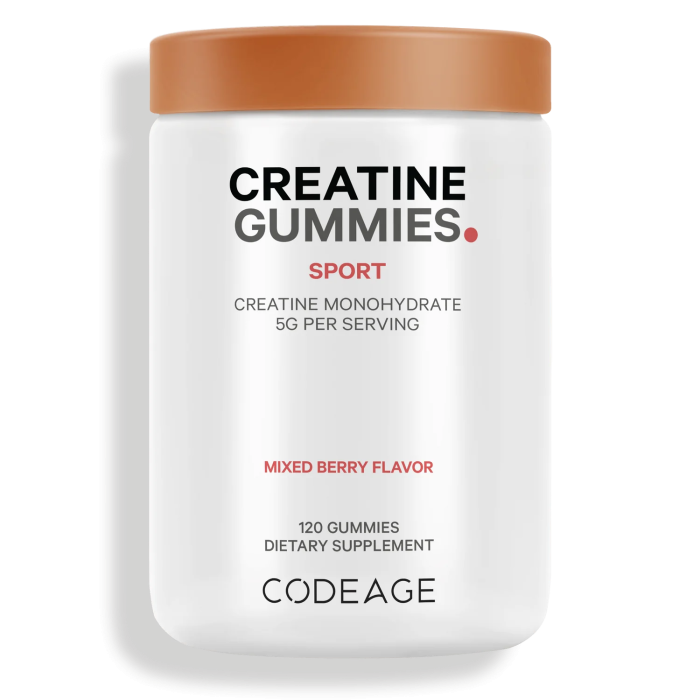 Codeage Creatine Gummies - Front view