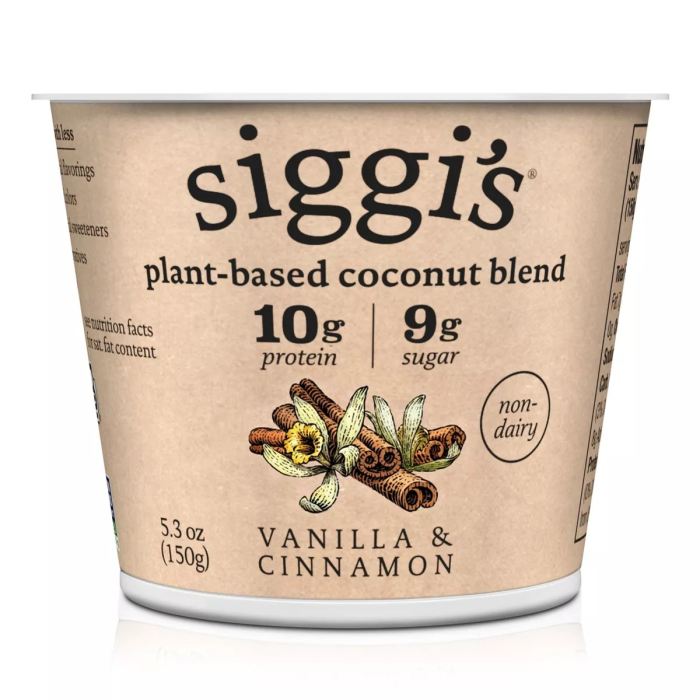 Siggi's Plant-Based Coconut Blend Vanilla & Cinnamon - Front view