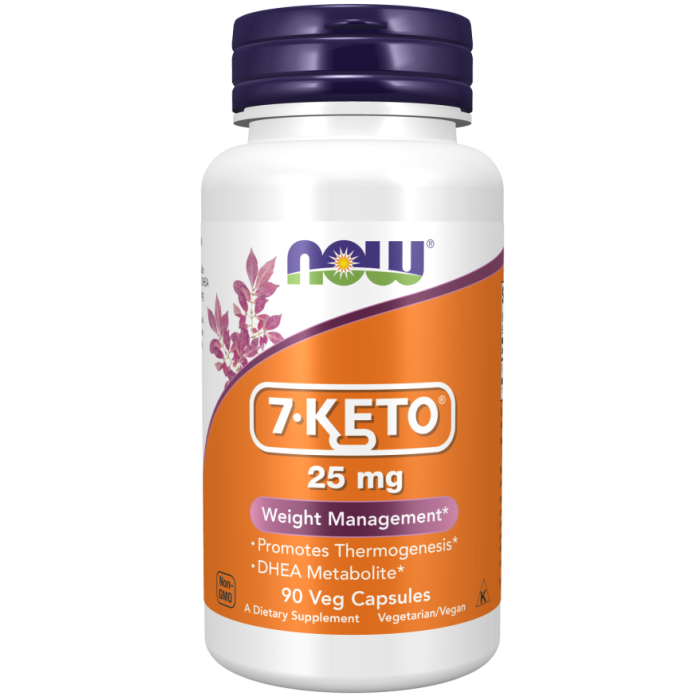 NOW Foods 7-KETO® 25 mg - 90 Veg Capsules