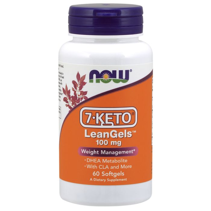 NOW Foods 7-KETO® LeanGels™ 100 mg - 60 Softgels