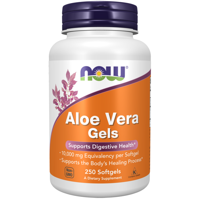 NOW Foods Aloe Vera 10,000 mg - 250 Softgels