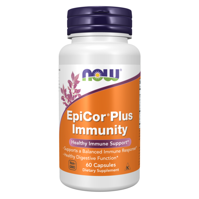 NOW Foods EpiCor® Plus Immunity - 60 Capsules
