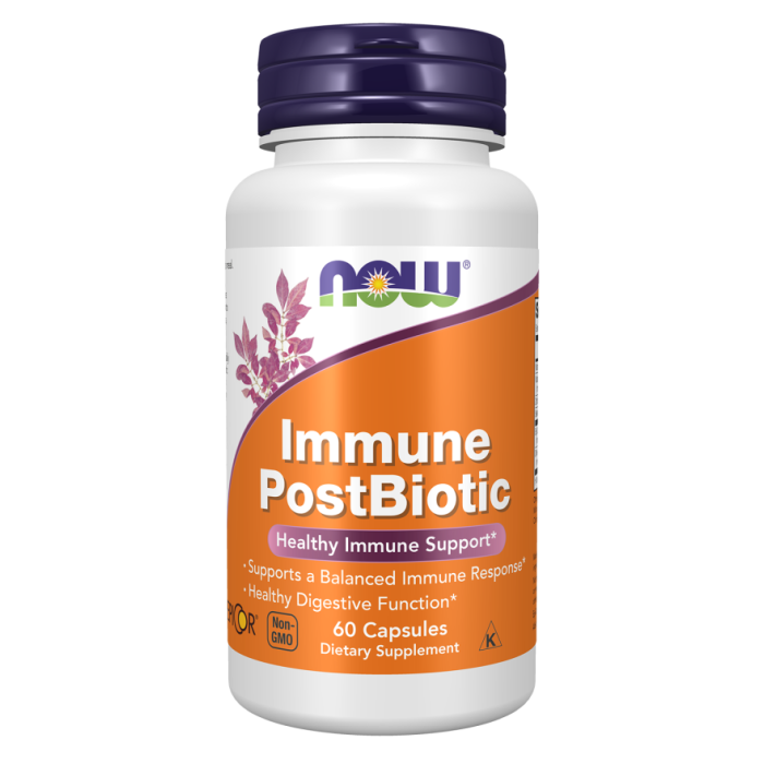 NOW Foods Immune PostBiotic - 60 Capsules