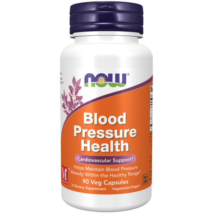 NOW Foods Blood Pressure Health - 90 Veg Capsules