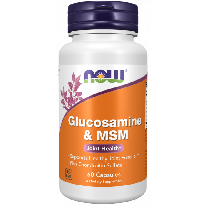 NOW Foods Glucosamine & MSM - 60 Capsules