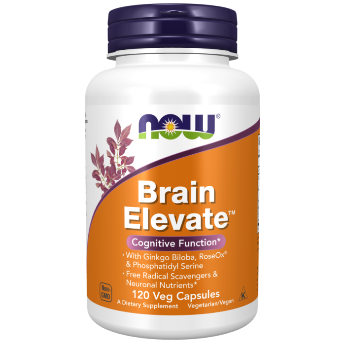 NOW Foods Brain Elevate™ - 120 Veg Capsules