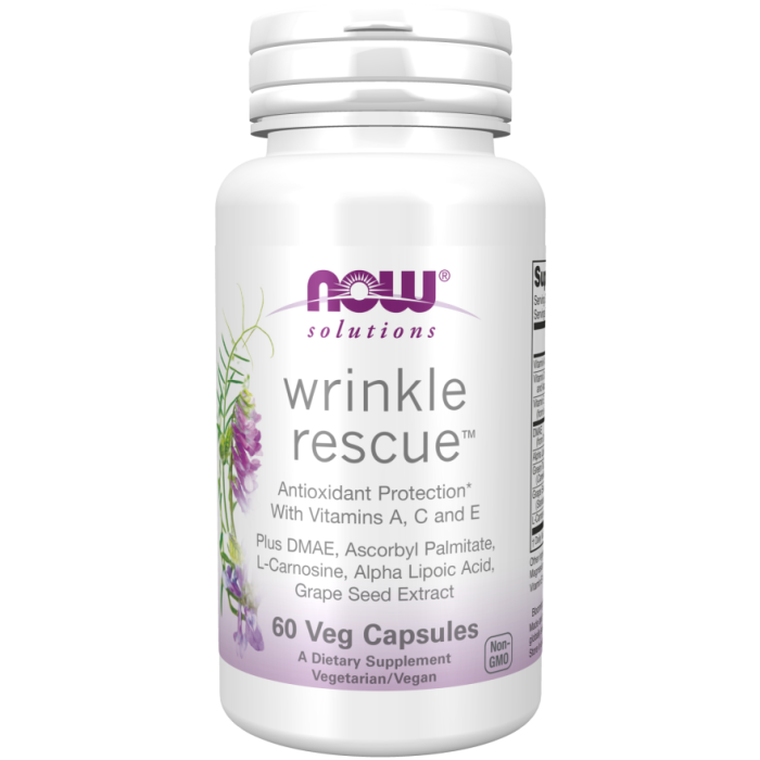 NOW Foods Wrinkle Rescue™ - 60 Veg Capsules