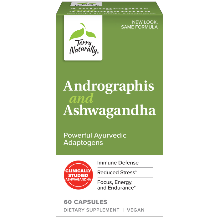 Terry Naturally Andrographis and Ashwagandha - Main