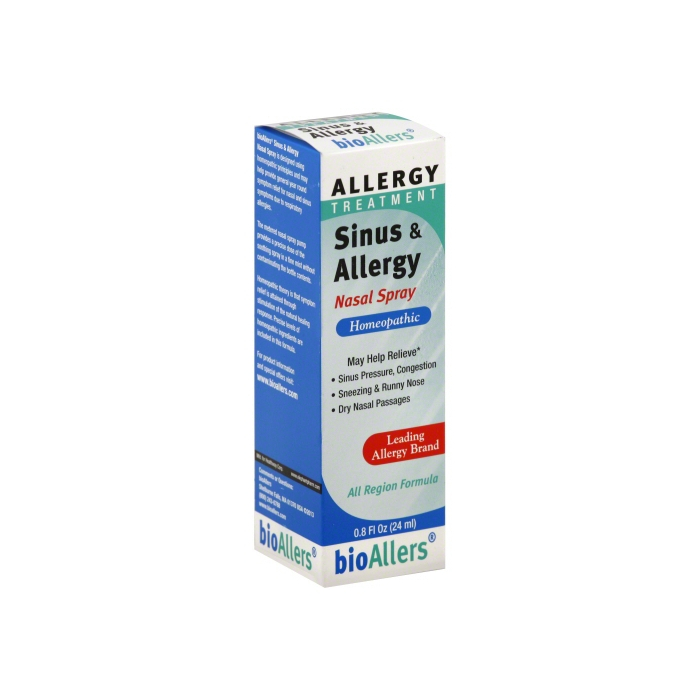 Bio Allers Homeopathic Sinus & Allergy Nasal Spray, 0.8 fl. oz.