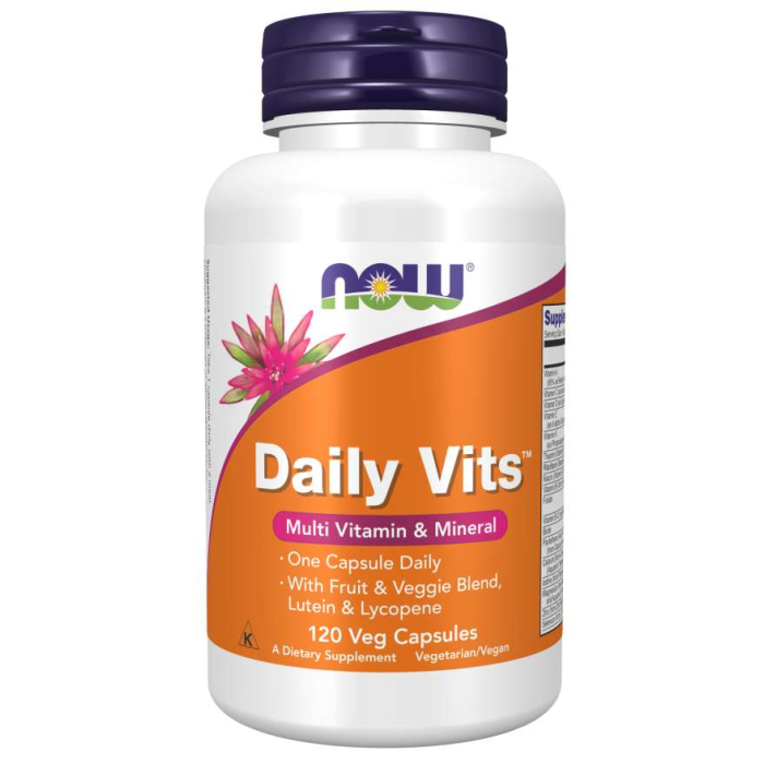 NOW Foods Daily Vits™ - 120 Veg Capsules