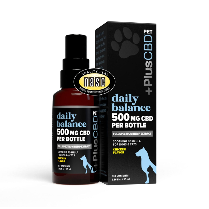 CV Sciences Pet CBD Oil 500mg Chicken - Front view