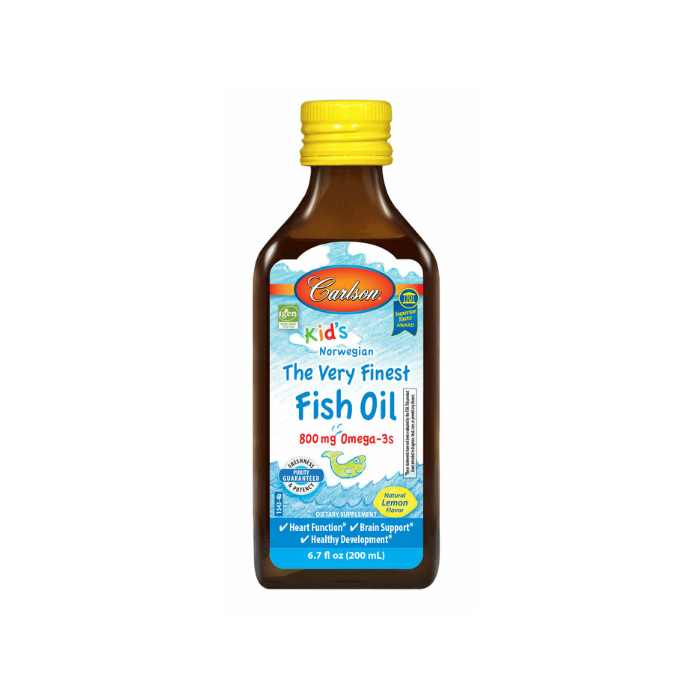 Carlson Kid's The Very Finest Fish Oil, Lemon, 6.7 fl. oz.