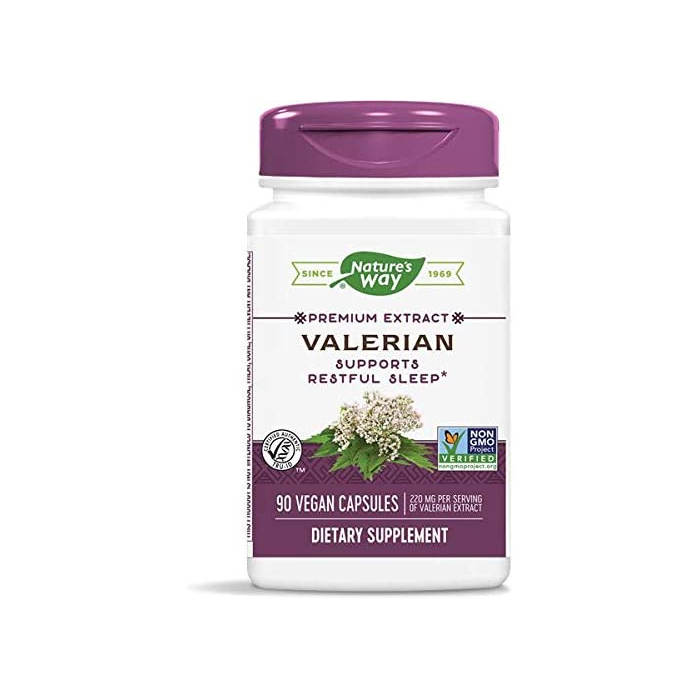 Nature's Way Standardized Valerian, 90 Capsules