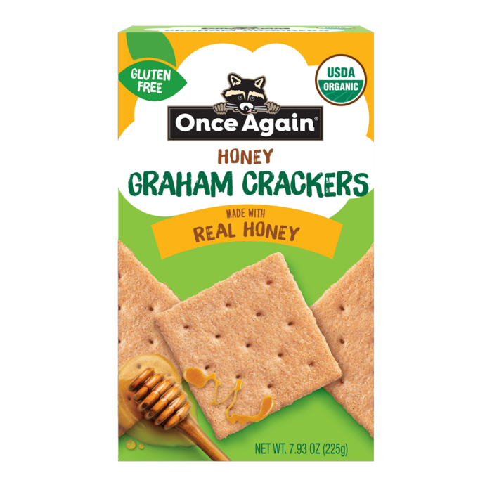 Once Again Honey Graham Crackers - Front view