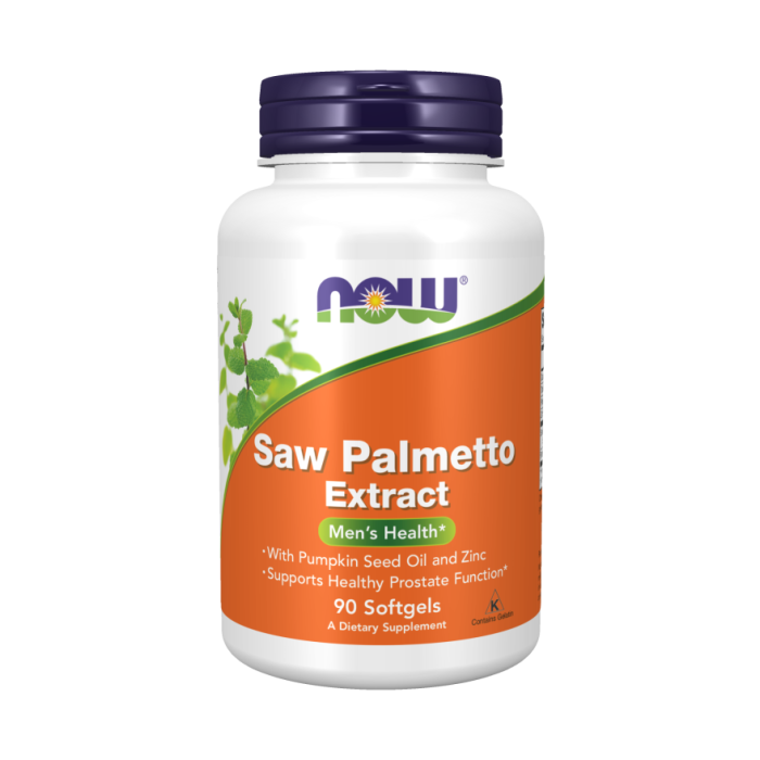 NOW Foods Saw Palmetto Extract 80 mg - 90 Softgels