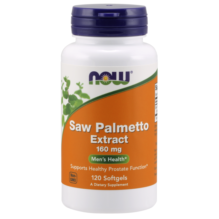 NOW Foods Saw Palmetto Extract 160 mg - 120 Softgels