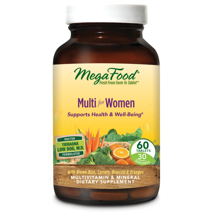 MegaFood Multi For Women, 60 Tablets