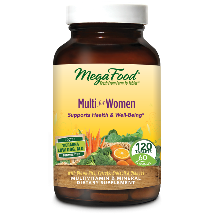 MegaFood Multi For Women, 120 Tablets