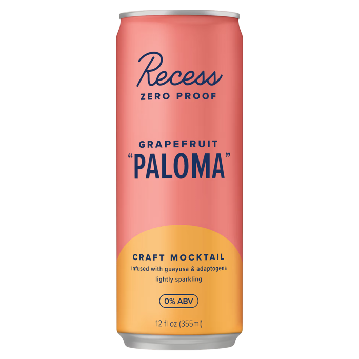 Recess Zero Proof Grapefruit Paloma Mocktail - Front view