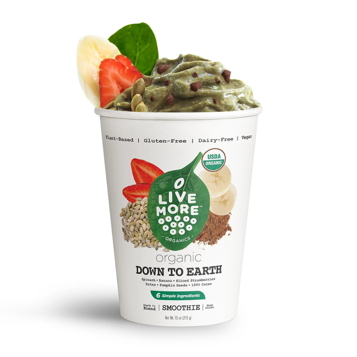 Live More Organics Down to Earth Smoothie - Front view