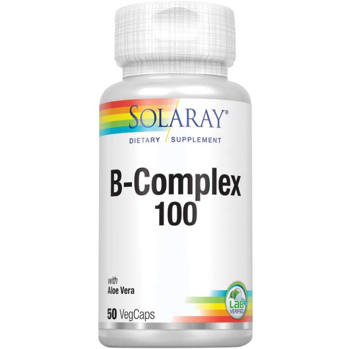 Solaray B-Complex 100, 50 Capsules