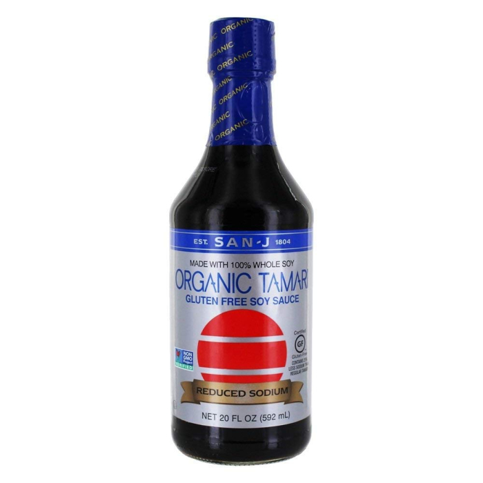 San-J Organic Tamari Soy Sauce, Reduced Sodium, 20 fl. oz.