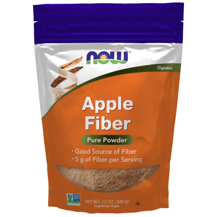 NOW Foods Apple Fiber Powder - 12 oz.