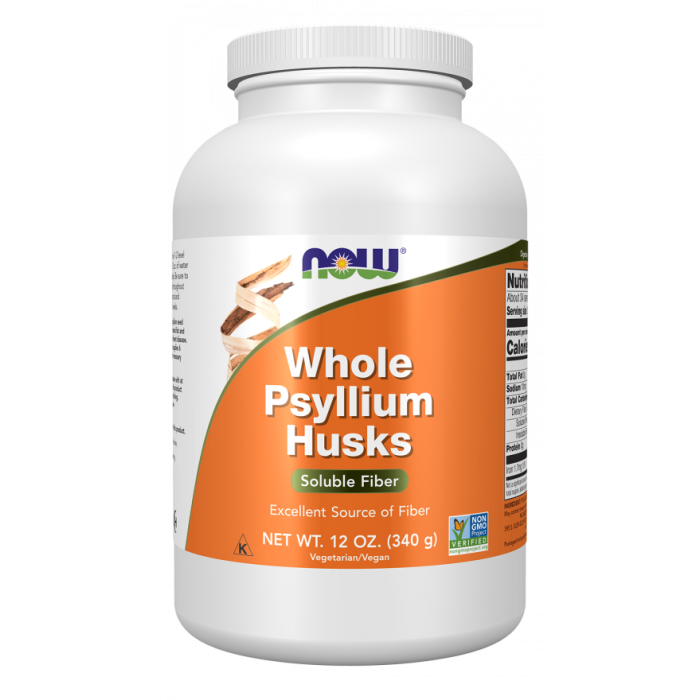 NOW Foods Psyllium Husks, Whole - 12 oz