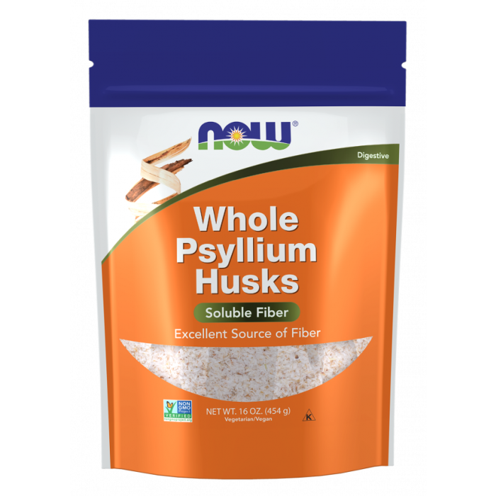 NOW Foods Psyllium Husks, Whole - 16 oz.