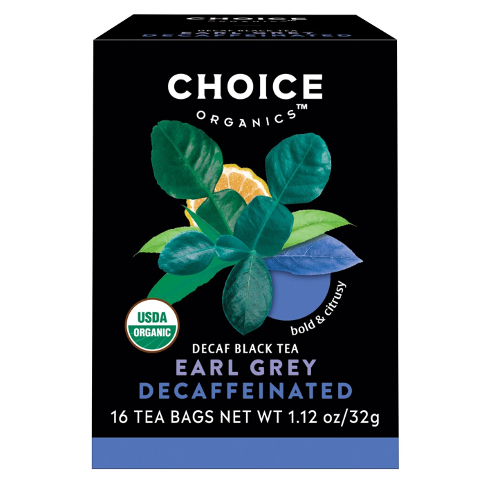 Choice Organic Decaffeinated Earl Grey Tea