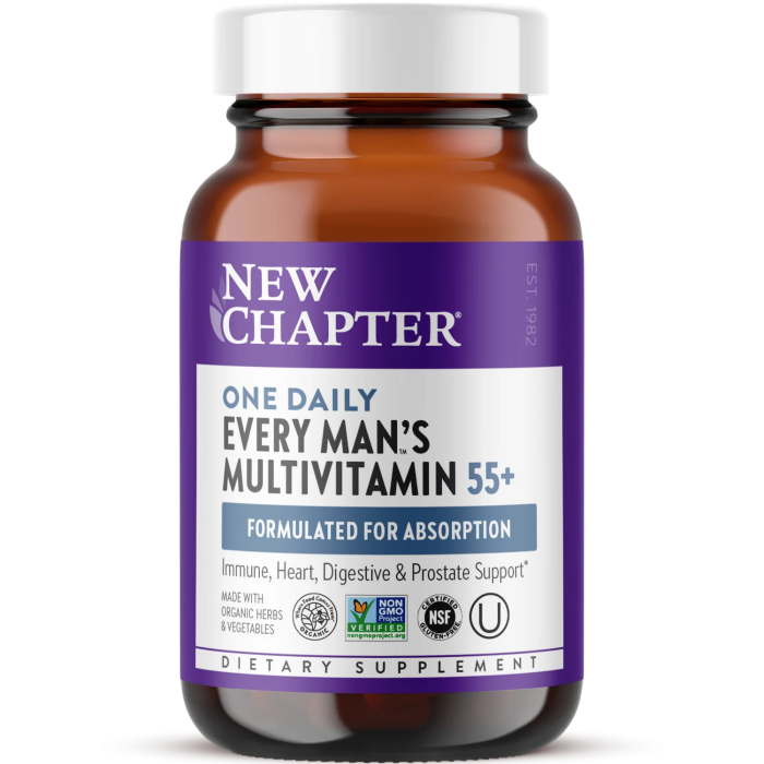 New Chapter Every Man's One Daily 55+ Multivitamin - Front view