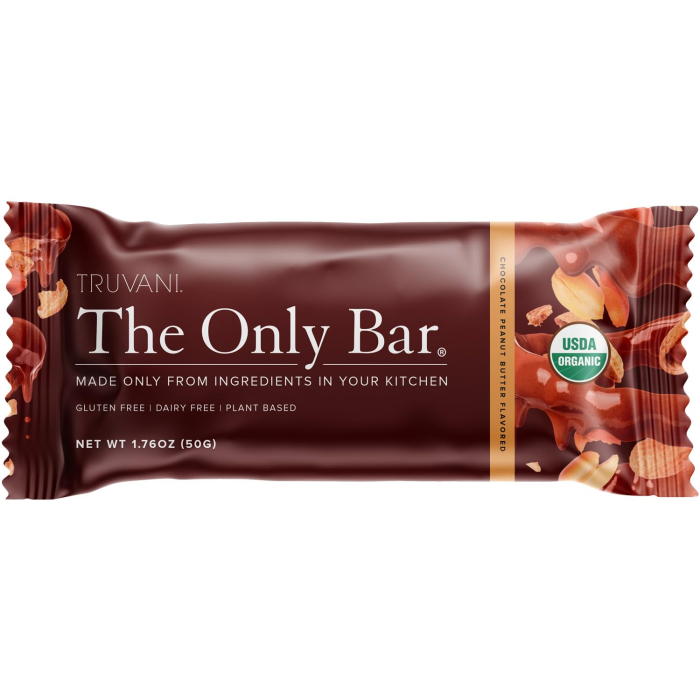 Truvani The Only Bar Chocolate Peanut Butter Bar, 1.76 oz.