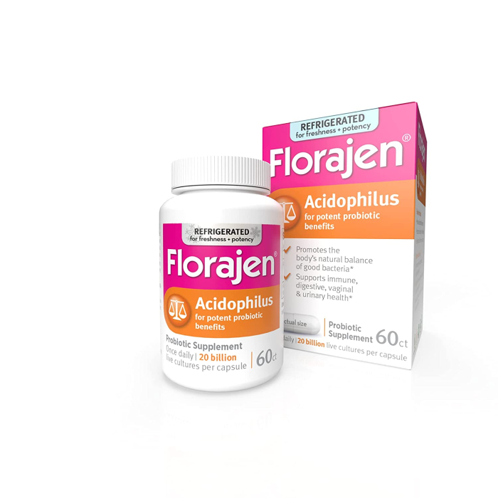 Florajen Acidophilus, 60 Capsules