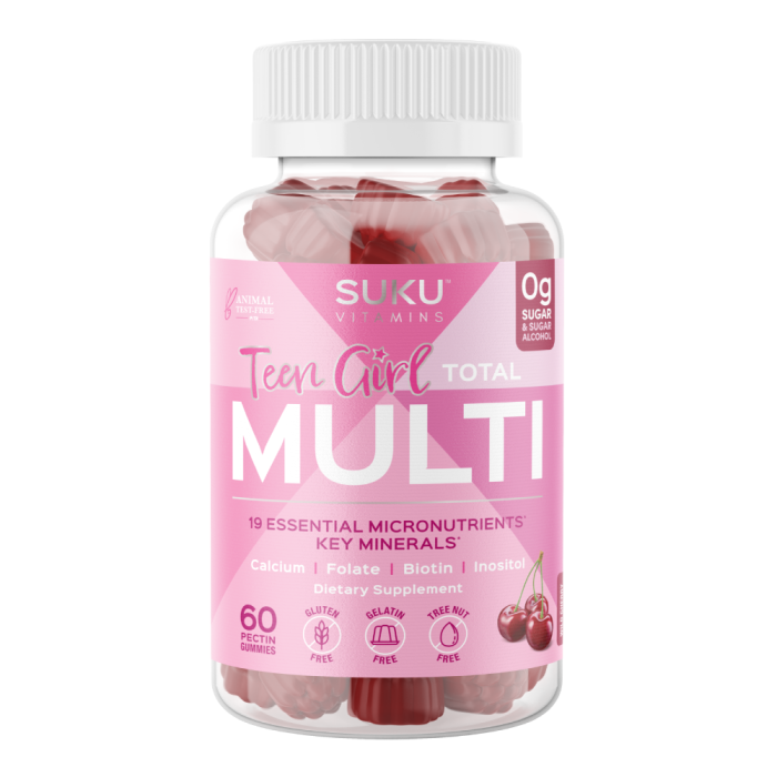 SUKU Vitamins Teen Girl Total Multi - Front view