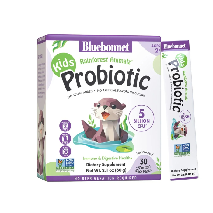Bluebonnet Rainforest Animalz Kids Probiotic - Front view