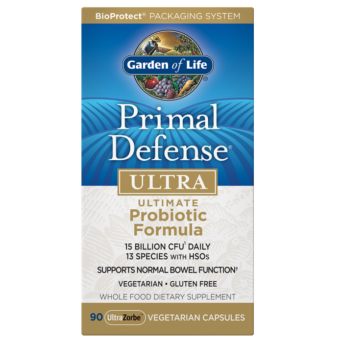 Garden of Life Primal Defense ULTRA Probiotic Formula, 90 Capsules