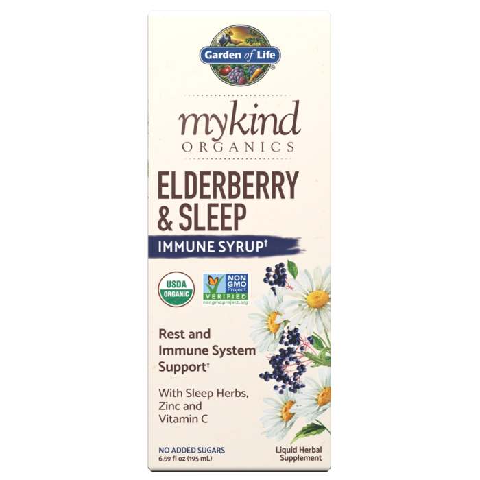 Garden of Life mykind Elderberry and Sleep