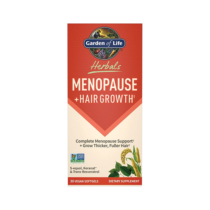 Garden Of Life Herbals Menopause + Hair Growth - Front view