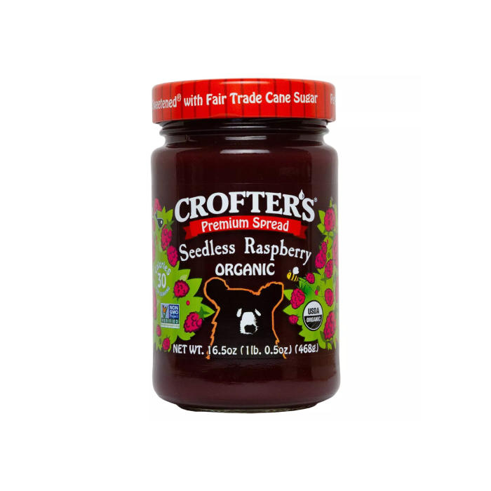 Crofter's Organic Premium Spread Raspberry - Front view