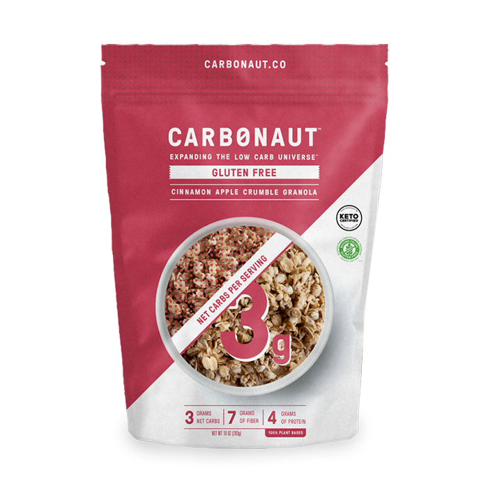 Carbonaut Crumble Granola Cinnamon Apple - Front view