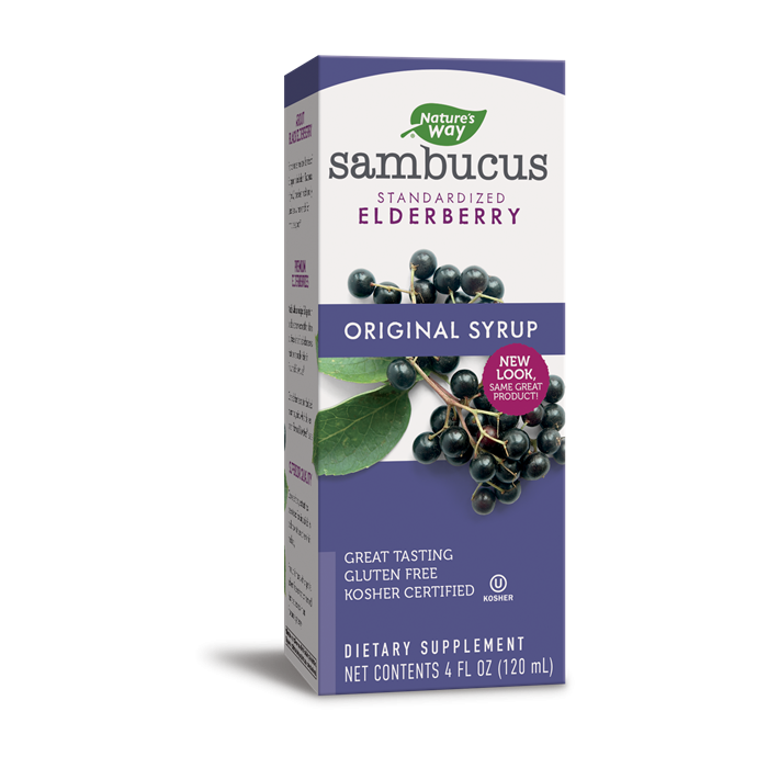 Nature's Way Sambucus Elderberry Original Syrup, 4 fl. oz.