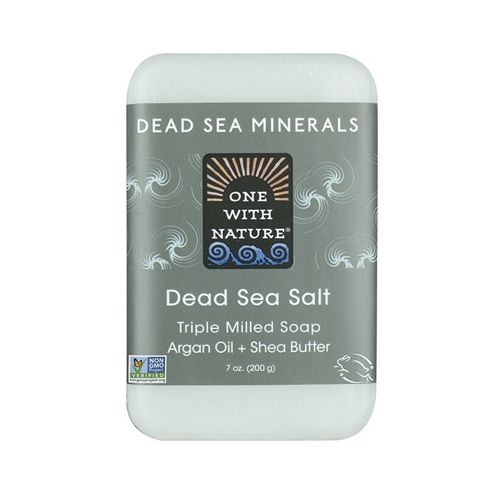 One With Nature Dead Sea Minerals Dead Sea Salt Soap Bar