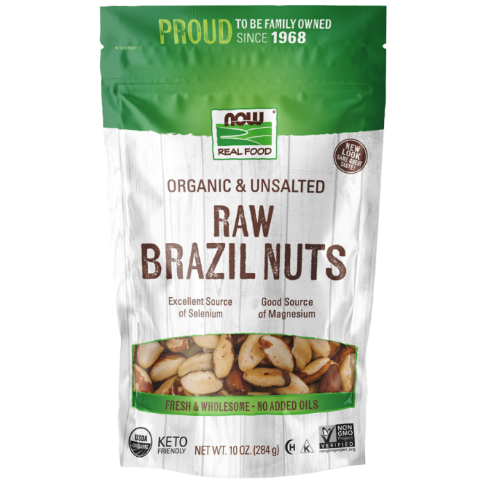 NOW Foods Organic Raw Brazil Nuts