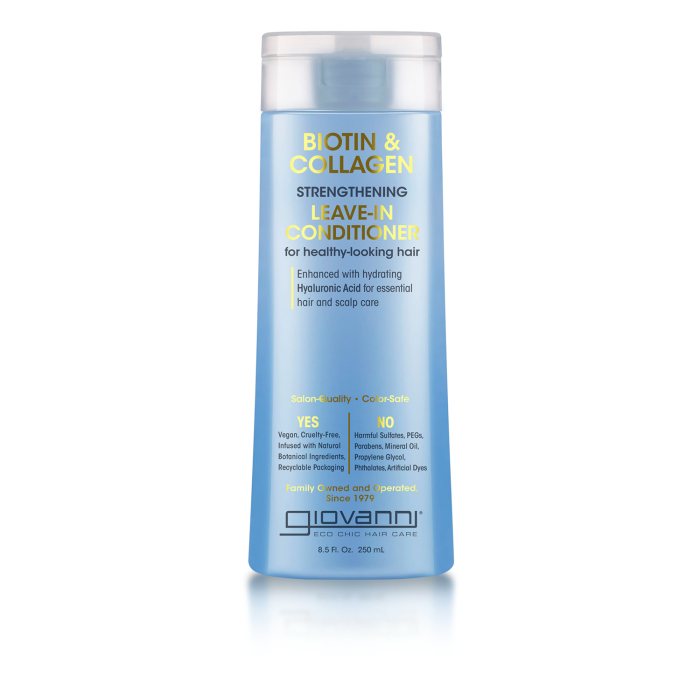 Giovanni Biotin & Collagen Strengthening Leave-In Conditioner - Front view