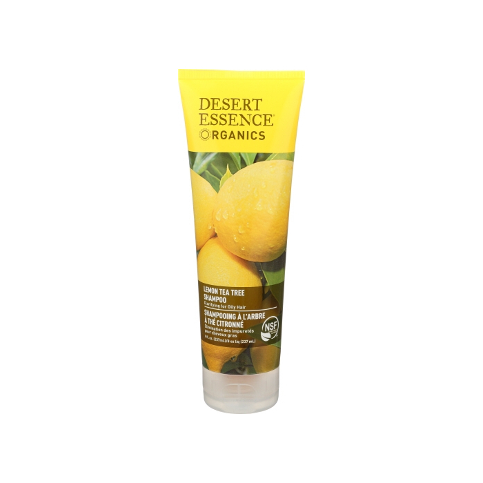 Desert Essence Organics Lemon And Tea Tree Shampoo, 8 fl.oz.